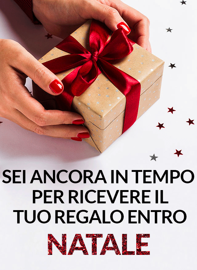 Ordina oggi per la consegna entro natale