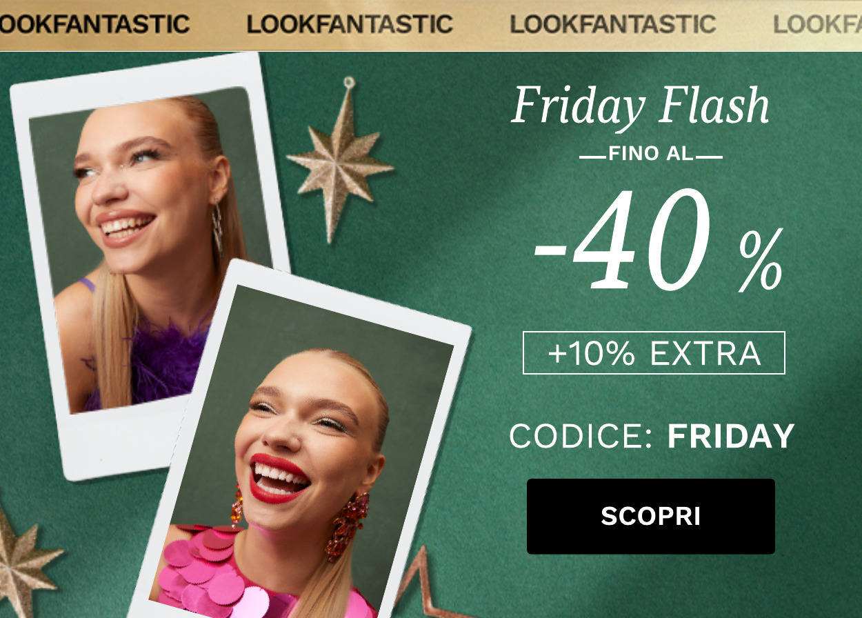 30% di sconto per i primi cento codice: FIRST100