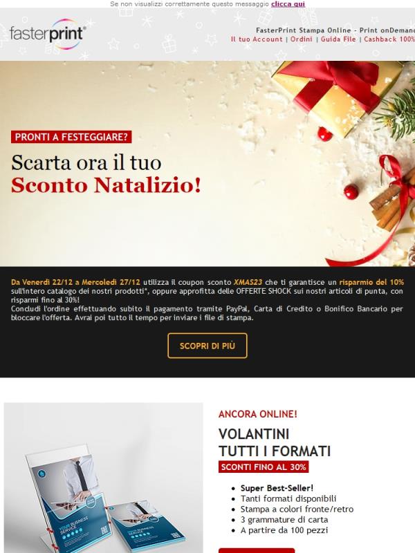 Tanti Auguri! | 30%+10% di sconto... è un gran bel Natale!