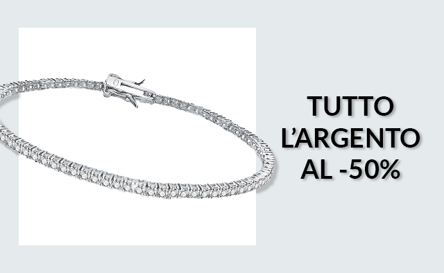 TUTTO L‘ARGENTO AL -50%