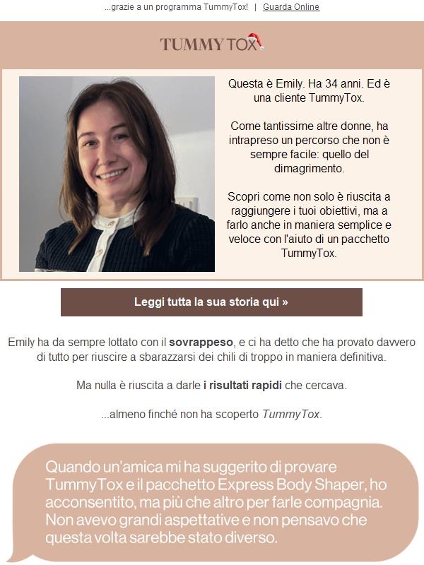 Ecco come Emily ha perso peso velocemente...