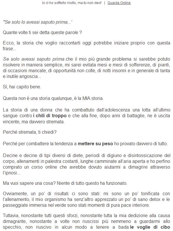 Se solo l'avessi saputo prima...