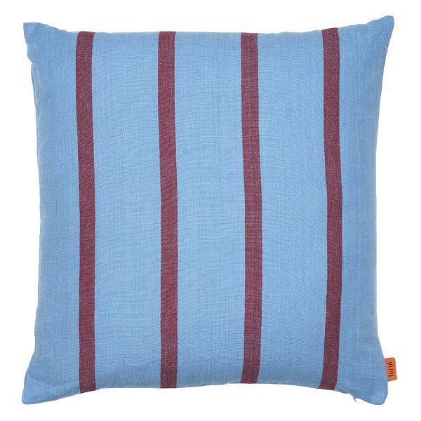 Cuscino Grand, 50 x 50 cm, celeste - bordeaux