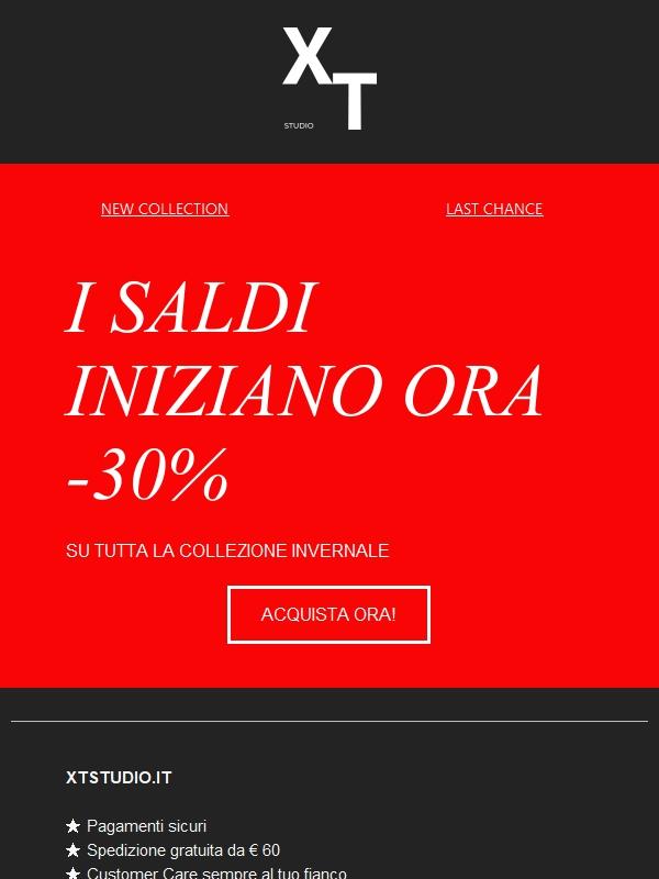 I Saldi iniziano ora!