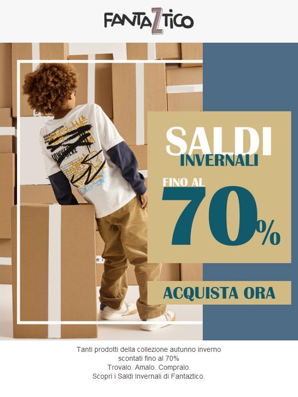 Fino al -70% SALDI INVERNALI
