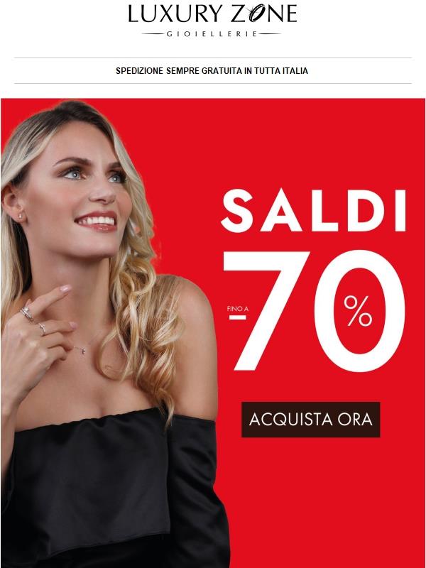 ALLERTA SALDI: sconti fino al -70%
