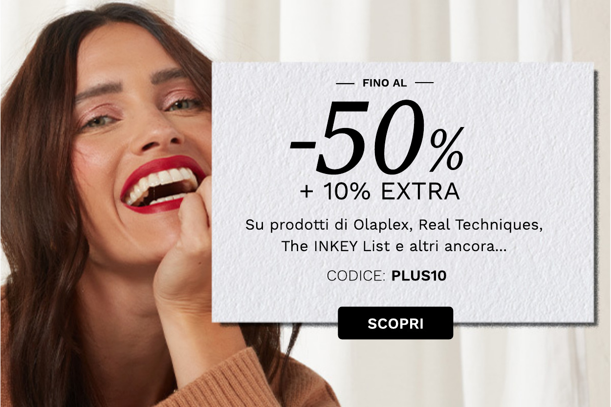 fino al 50 per cento piu 10 extra di sconto