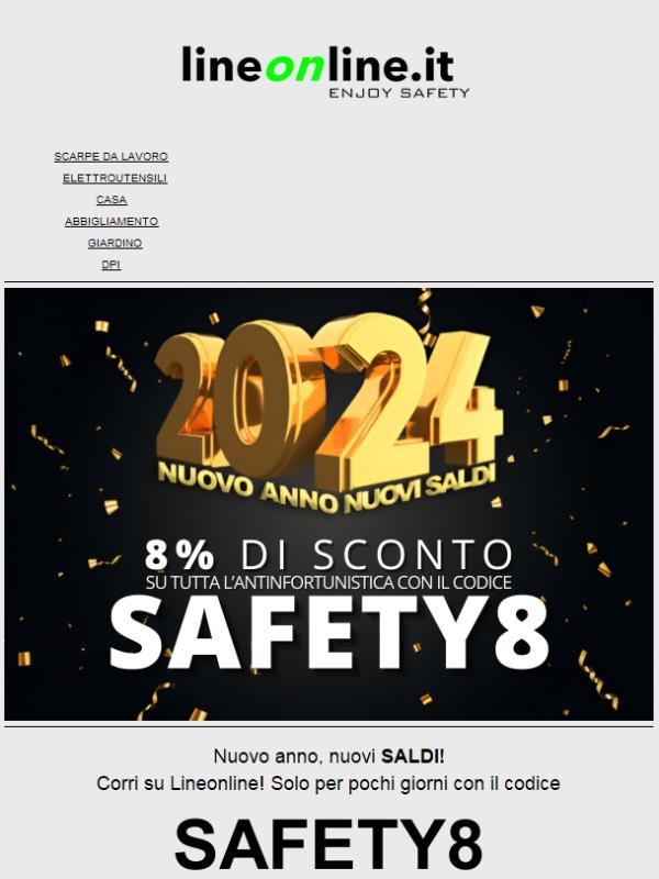 💰 -8% su TUTTA L'ANTINFORTUNISTICA! ⛑