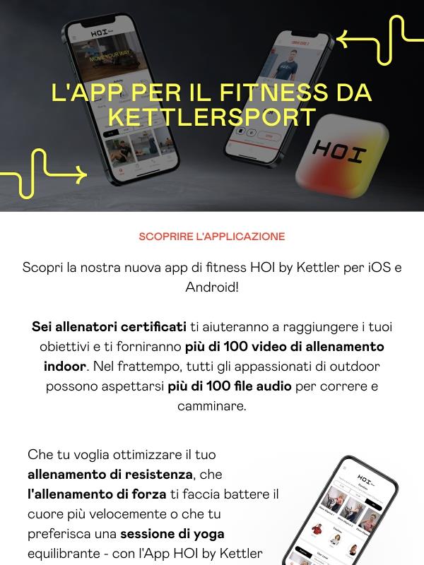 HOI di Kettler - L'app per il fitness