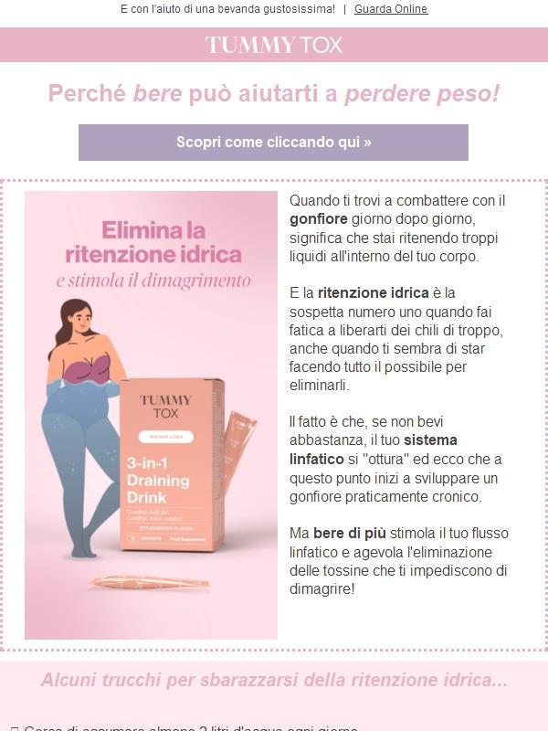 Combattere la ritenzione idrica... con l'acqua!