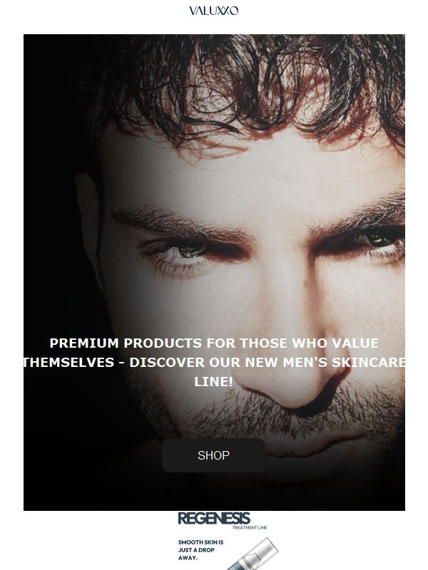 Valuxxo Unveils: The New Men's Skincare Line