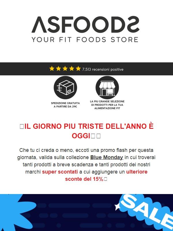 Promo per un Blue Monday col sorriso🎁