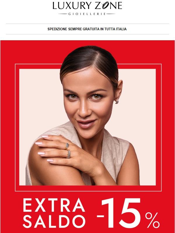 🛍️ Extra 15% sui Saldi -  apri la selezione