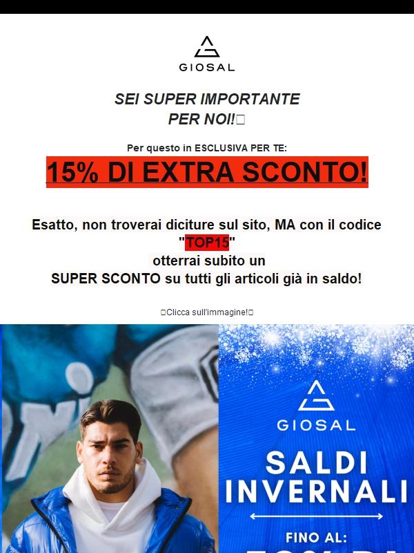 👉15% DI SCONTO EXTRA!⚡