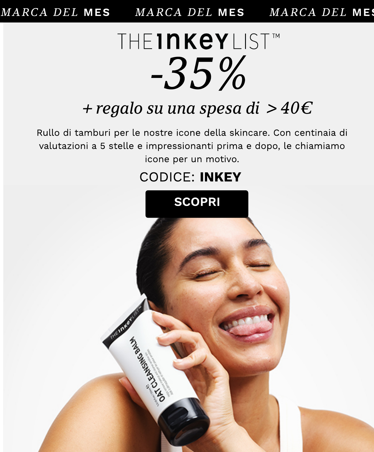 35 per cento di sconto