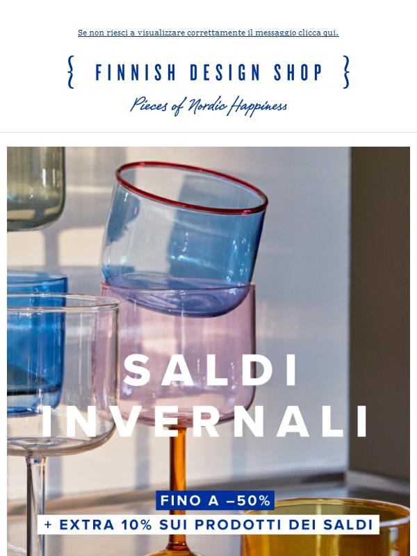 Hai voglia di farti un regalo? Ricevi un -10% extra sui Saldi Invernali