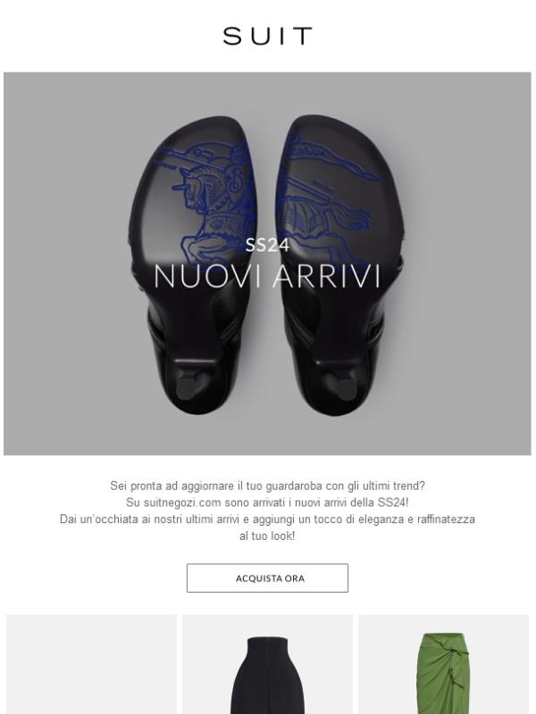 Scopri i nuovi arrivi della SS24 su Suitnegozi.com