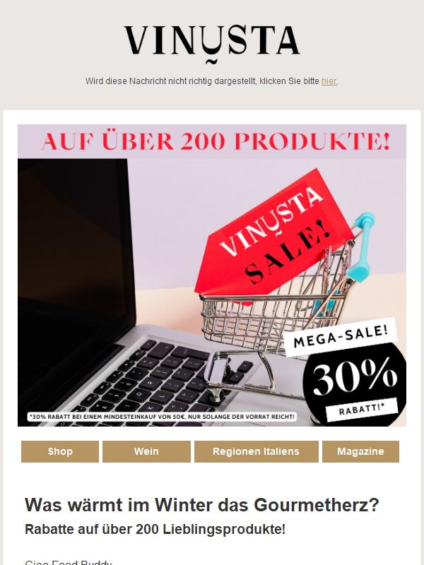 Hammer-Rabatt: -30% auf über 200 Produkte 😮⏳