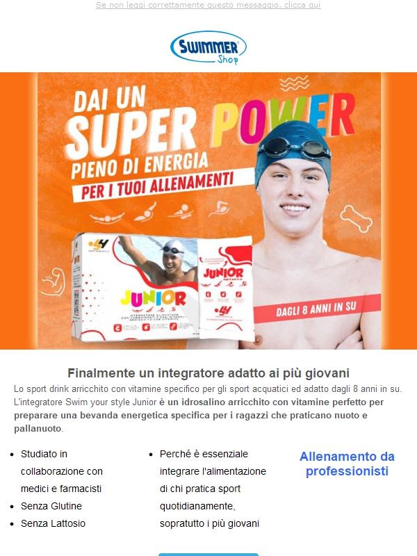 🏊‍♂️🏊‍♀️ Giovani nuotatori? 💪 L'integratore perfetto da Swim Your Style