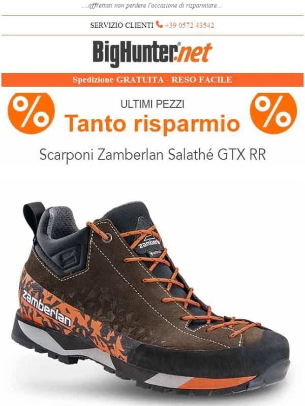 Ultimi pezzi: Scarpe Zamberlan Salathe GTX RR