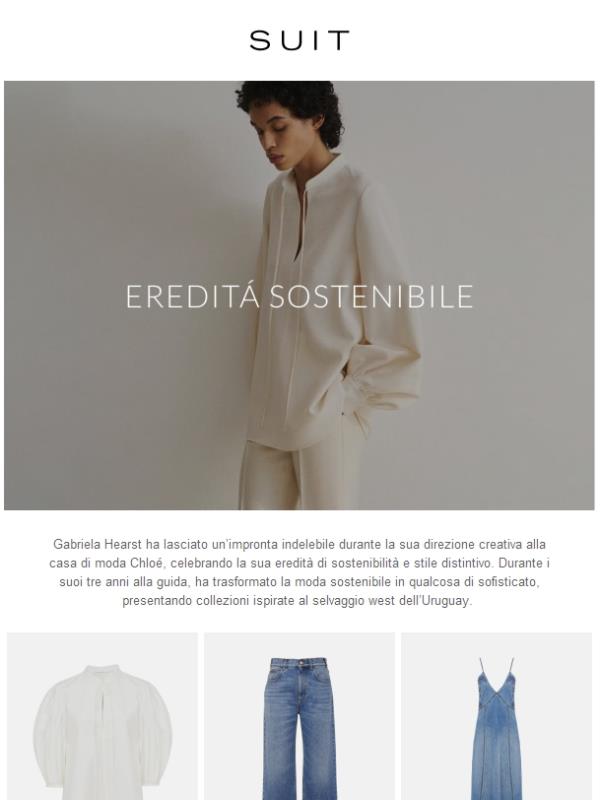 Chloè: Sostenibilità e stile | Suit edit