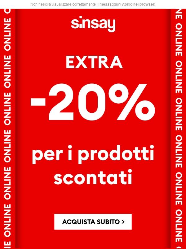Ulteriore sconto del ❗ -20% ❗