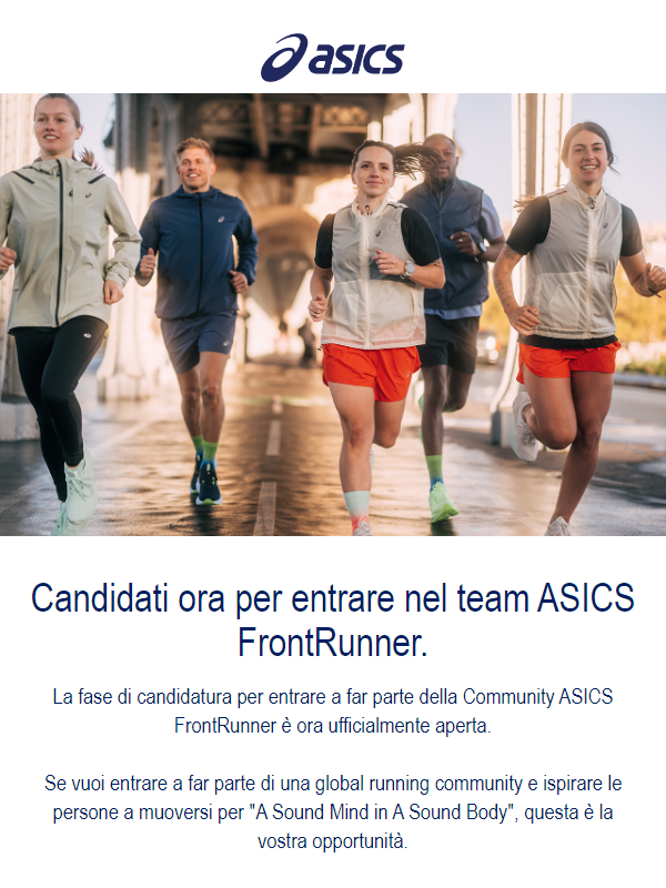 Diventa il nostro prossimo ambasciatore.