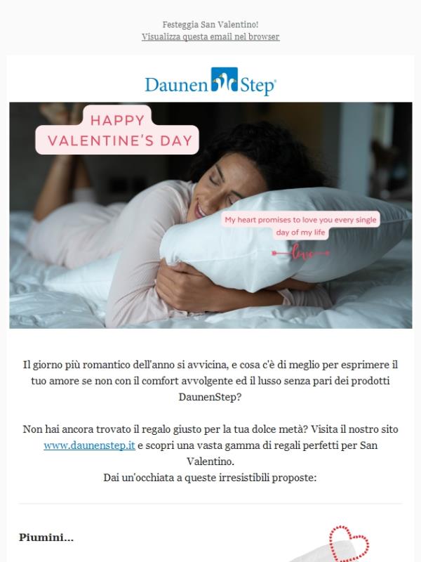 Oggi celebriamo l'amore con DaunenStep! 💖