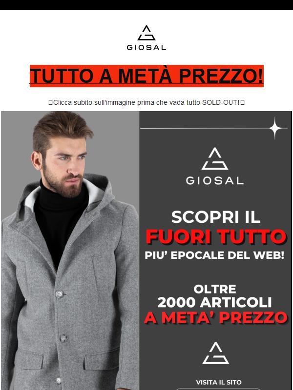 TUTTO A METÀ PREZZO!