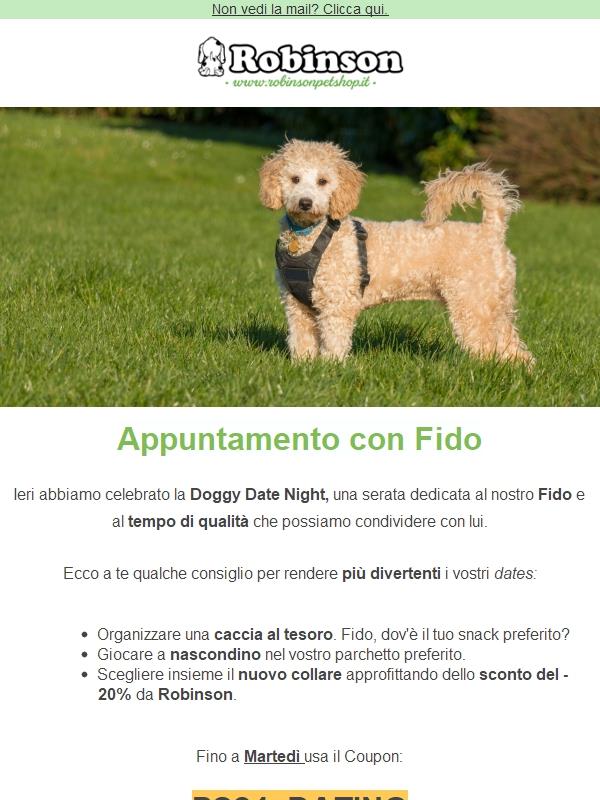 Sconti e Consigli per la vostra Doggy Date Night!