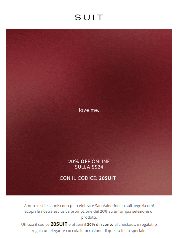 Amore in stile | Promo del 20%