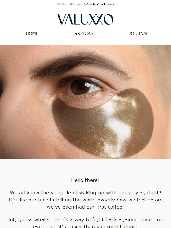 Say No to Eye Puffiness