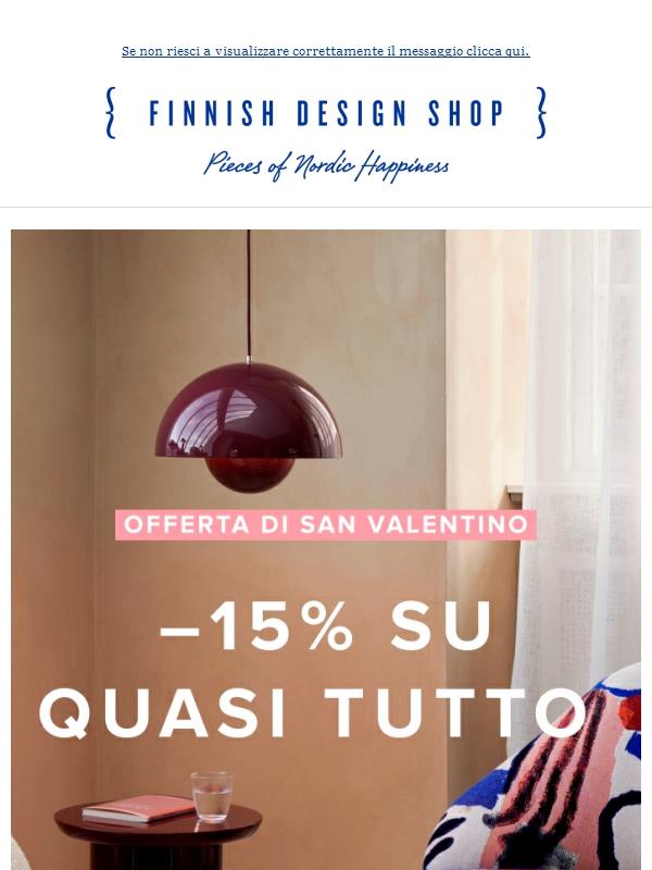 Sorpresa! 💖  Sconto del 15% sull'intero sito