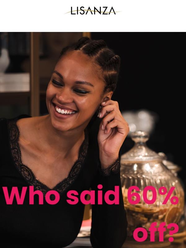 Sconto imperdibile del 60% su tutti i capi invernali! Acquista ora!