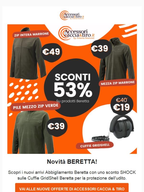 Novità Beretta con Sconti fino al 53%!