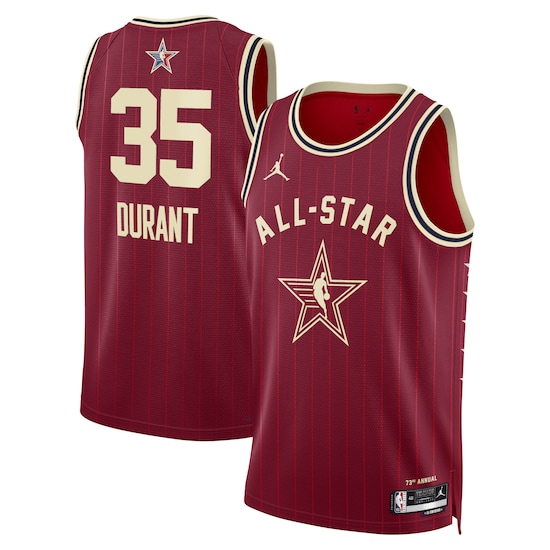 Maglia Western Conference Jordan Brand All-Star 2024 Swingman - Cremisi - Kevin Durant - Unisex