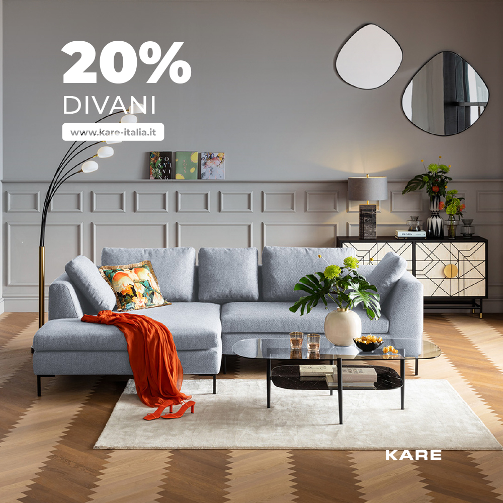 DIVANI, SOFÀ E DIVANI ANGOLARI AL 20%