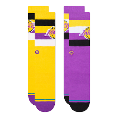 Calzino Los Angeles Lakers Stance Crew - Viola - Uomo