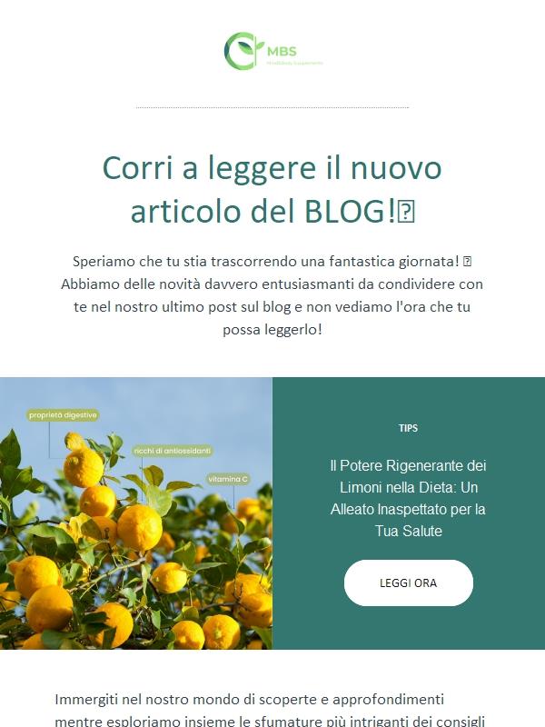 BLOG di MBS - Il Potere Rigenerante dei Limoni nella Dieta: Un Alleato Inaspettato per la Tua Salute
