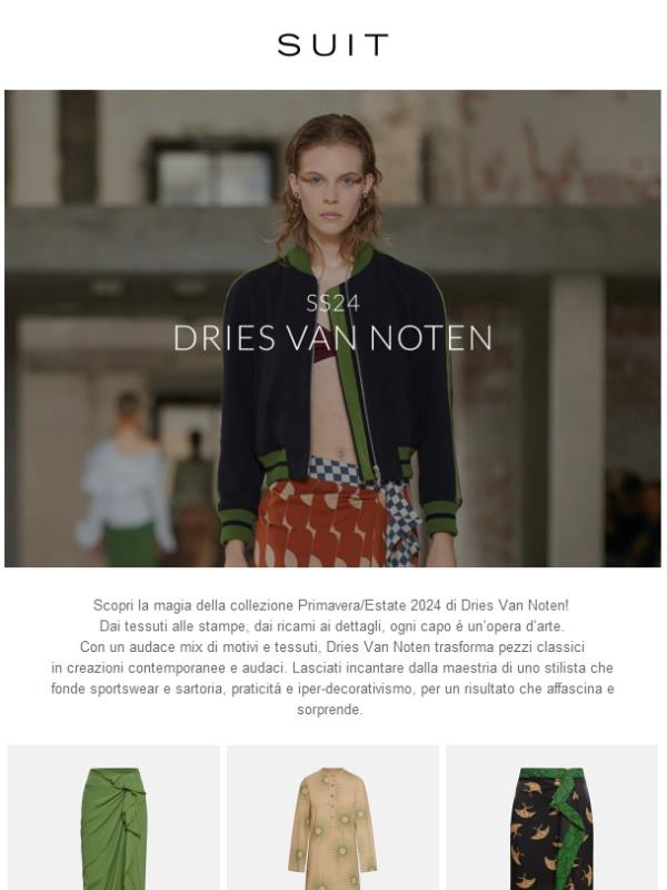 Dries Van Noten: La moda primaverile da incanto | Suit edit
