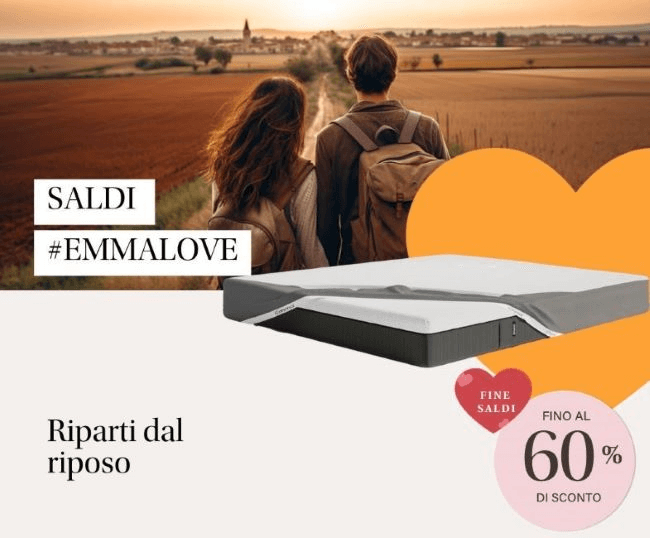 SALDI #EMMALOVE Riparti dal riposo FINE SALDI FINO AL 60% DI SCONTO