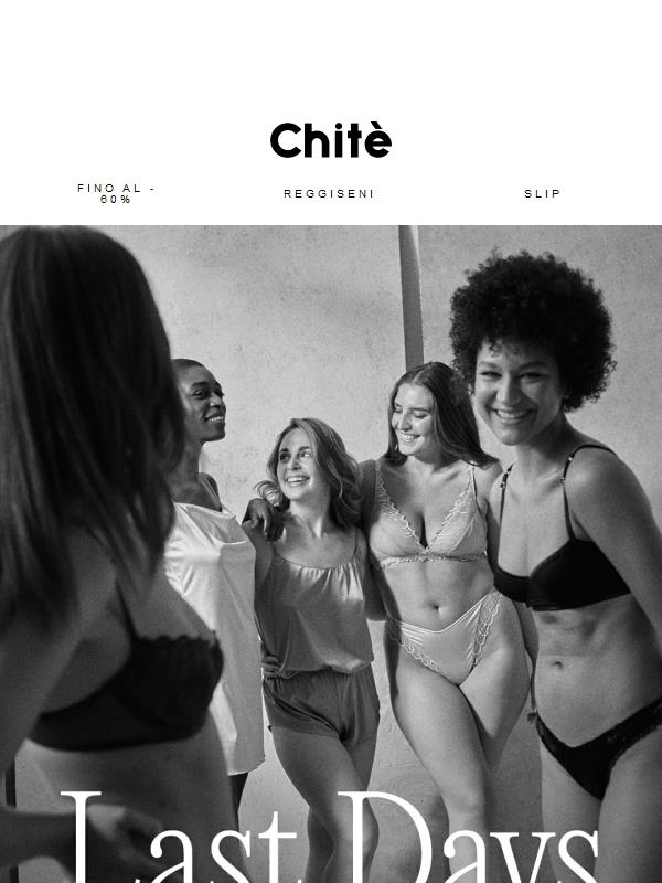 Ultimi giorni di saldi ⏰