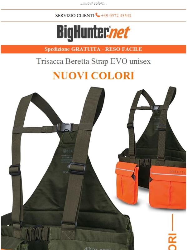 Scopri le Trisacche Beretta Strap EVO