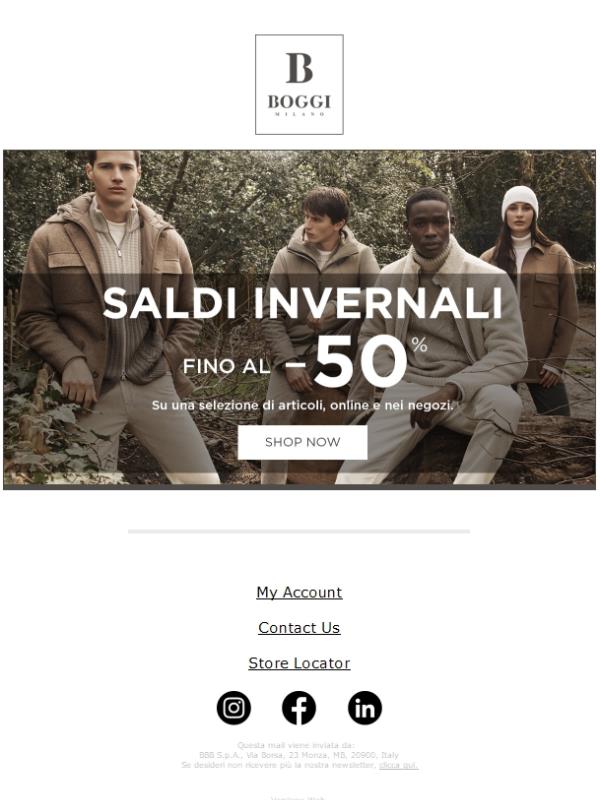 Ultime ore fino al -50%⌚: saldi invernali