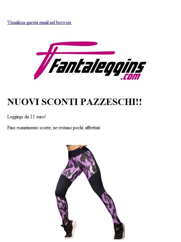 LEGGINGS A 11 EURO!!