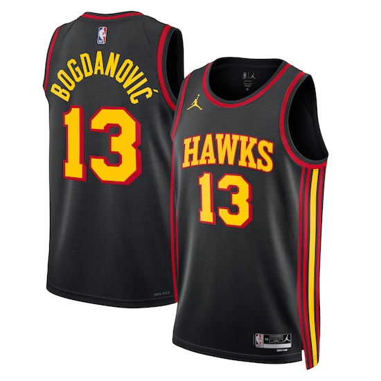 Atlanta Hawks Jordan Statement Edition Swingman Jersey - Nero - Bogdan Bogdanović - Unisex