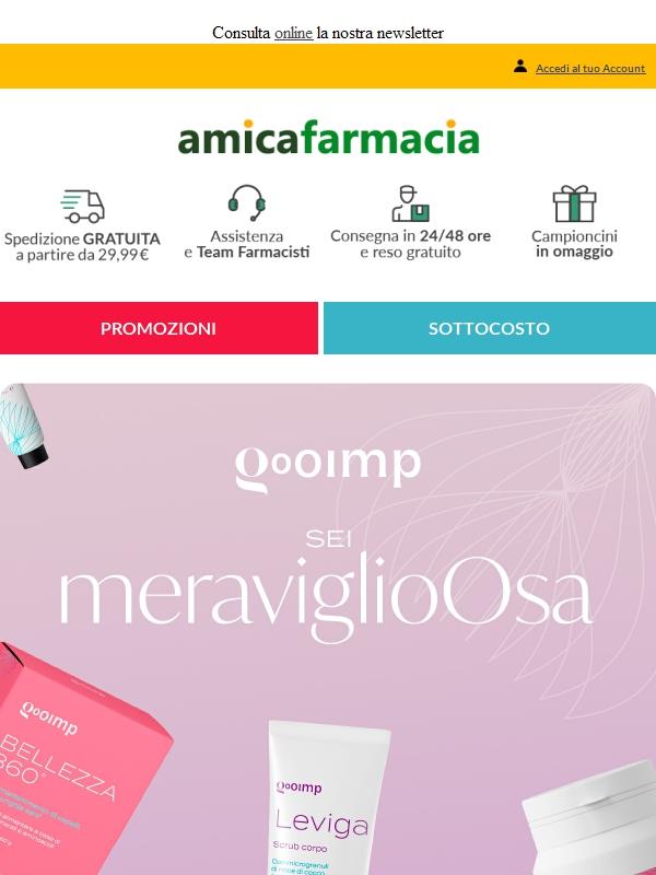 Sei meraviglioOsa! Super sconti per celebrare la tua bellezza insieme a GoOimp💖