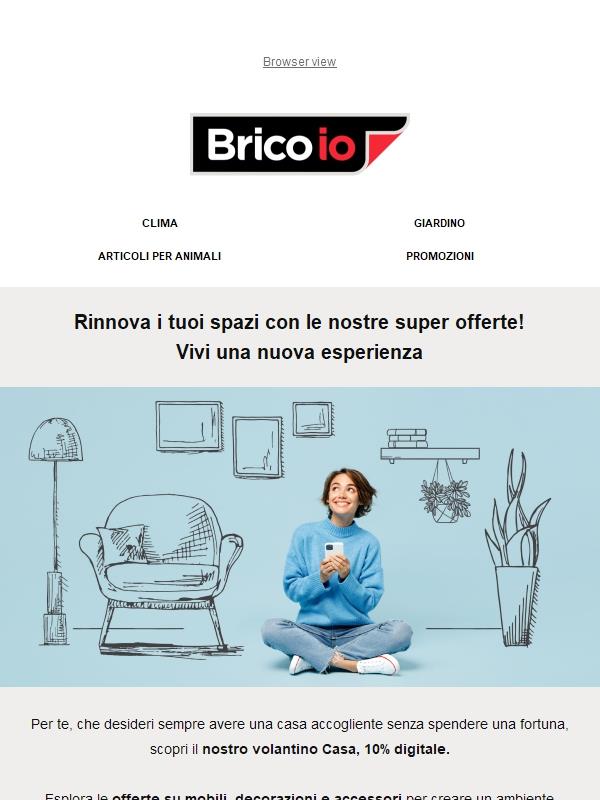 Regalati le nostre offerte imperdibili per la tua casa!