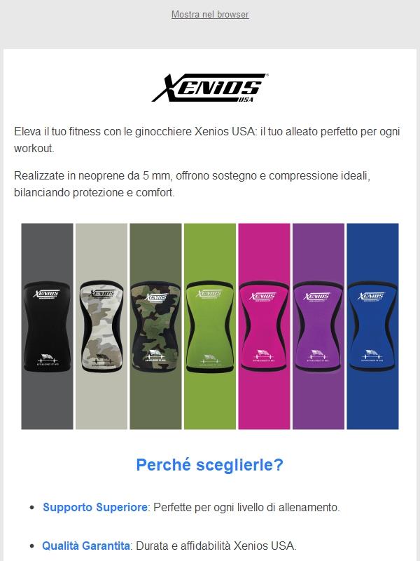 Ottimizza il Tuo Allenamento con le Ginocchiere Xenios USA, ora in Offerta Straordinaria.