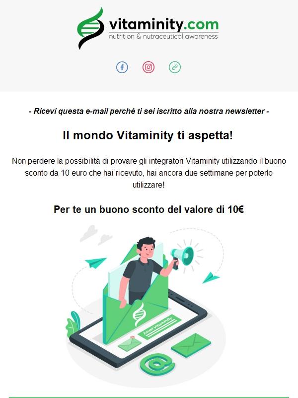 👉Il tuo Codice Sconto di 10€! | Il mondo Vitaminity ti aspetta!